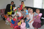 Animations avec magicien enfants